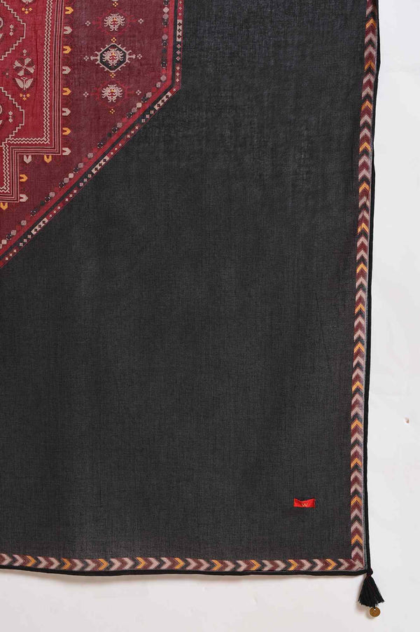 Red Mock Layer kurta Set