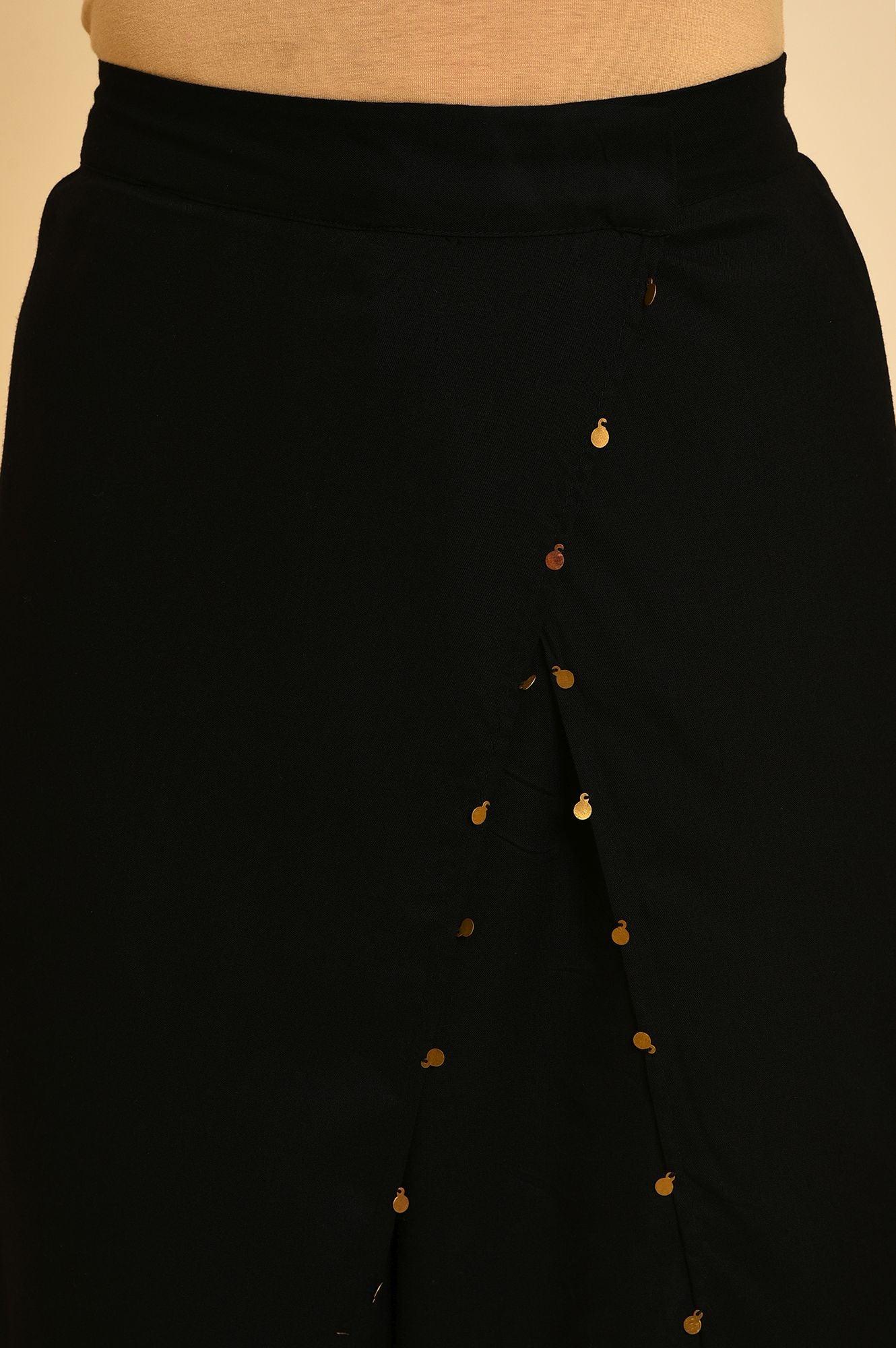 Dark Yellow Printed Shirt Dress Set - wforwoman