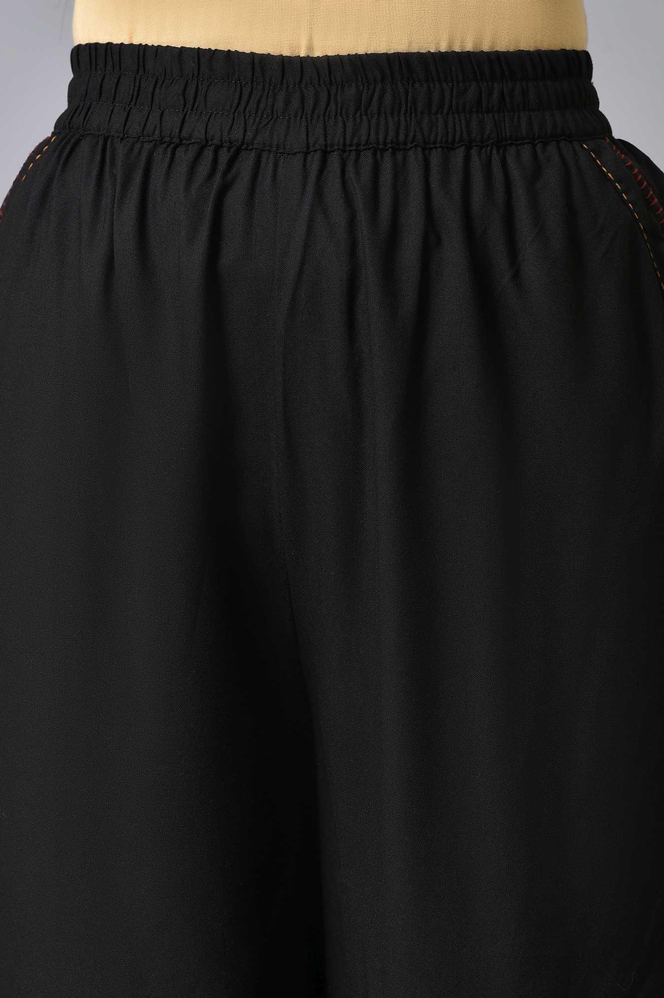 Teal Embroidered Round Neck kurta - wforwoman