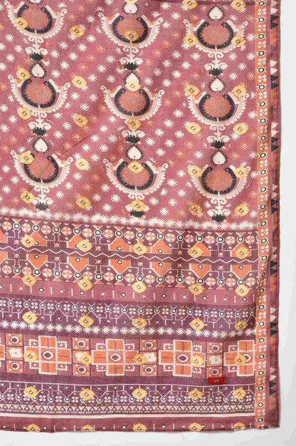 Ecru Straight Printed kurta Set - wforwoman