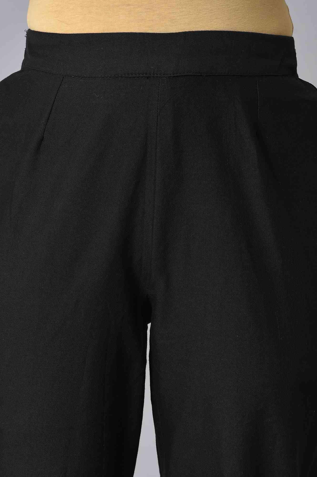 Maroon Round Neck Embroidered kurta Set - wforwoman