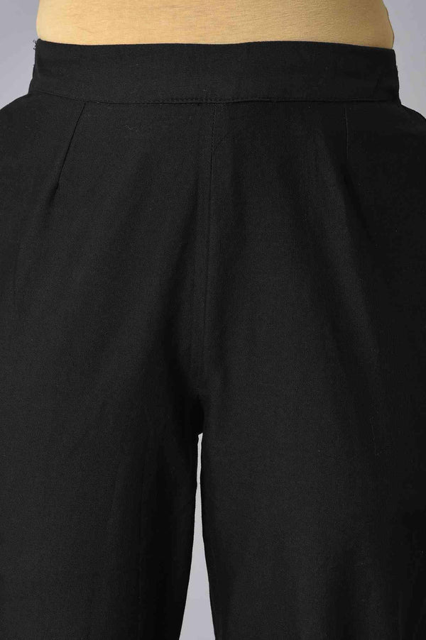 Maroon Round Neck Embroidered kurta Set