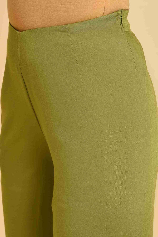 Green Floral Printed kurta Set