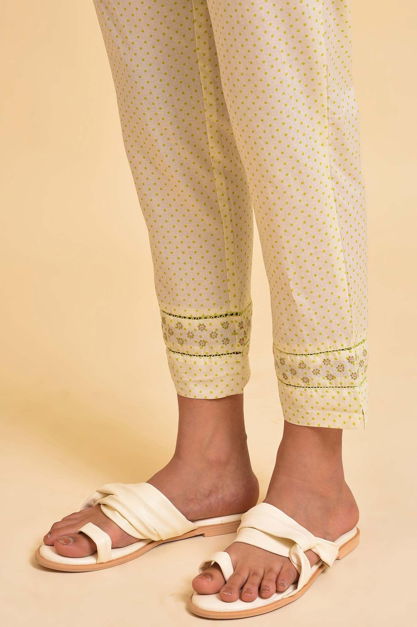 Lime Green Embroidered kurta, Pants And Dupatta Set - wforwoman