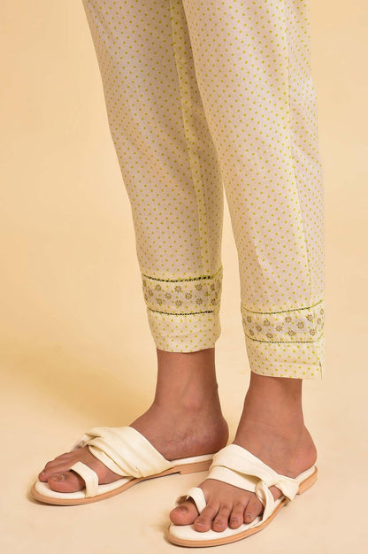 Lime Green Embroidered kurta, Pants And Dupatta Set - wforwoman