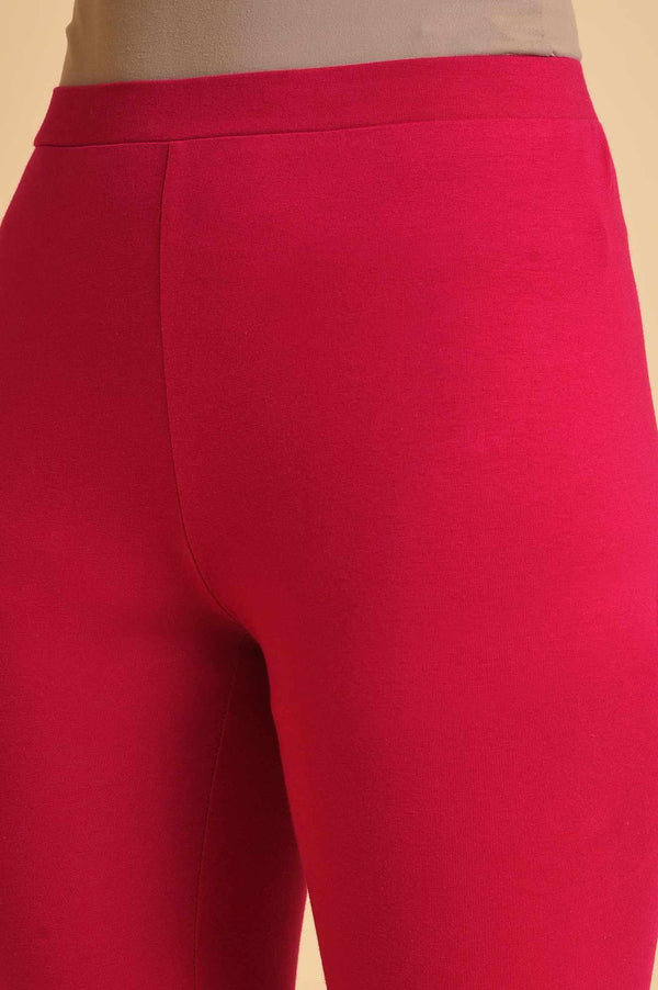 Purple Print Mix kurta & Tights Set