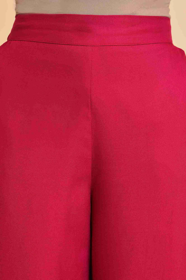 Green Embroidered kurta, Parallel Pants & Dupatta Set