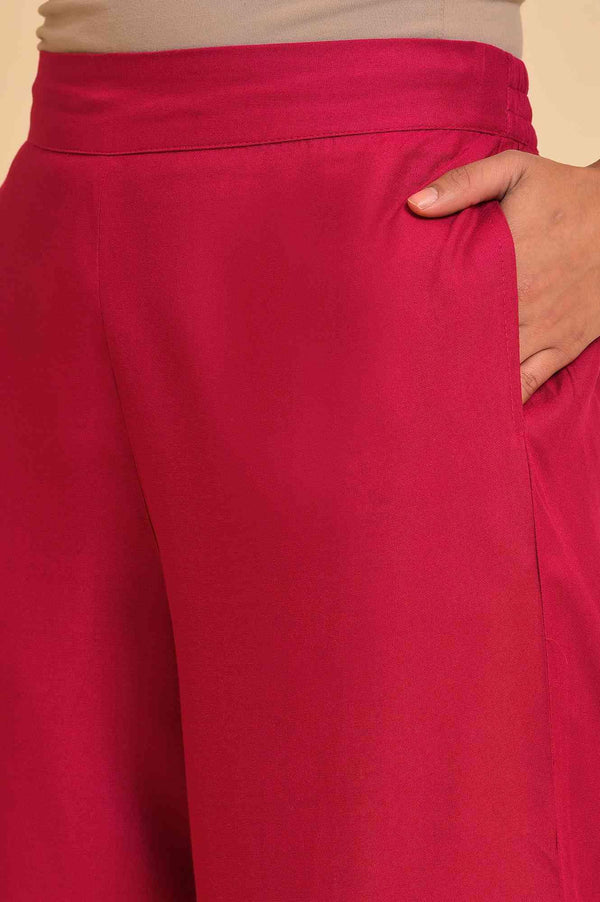 Green Embroidered kurta, Parallel Pants & Dupatta Set