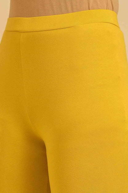 Yellow Printed kurta, Tights &amp; Dupatta Set - wforwoman