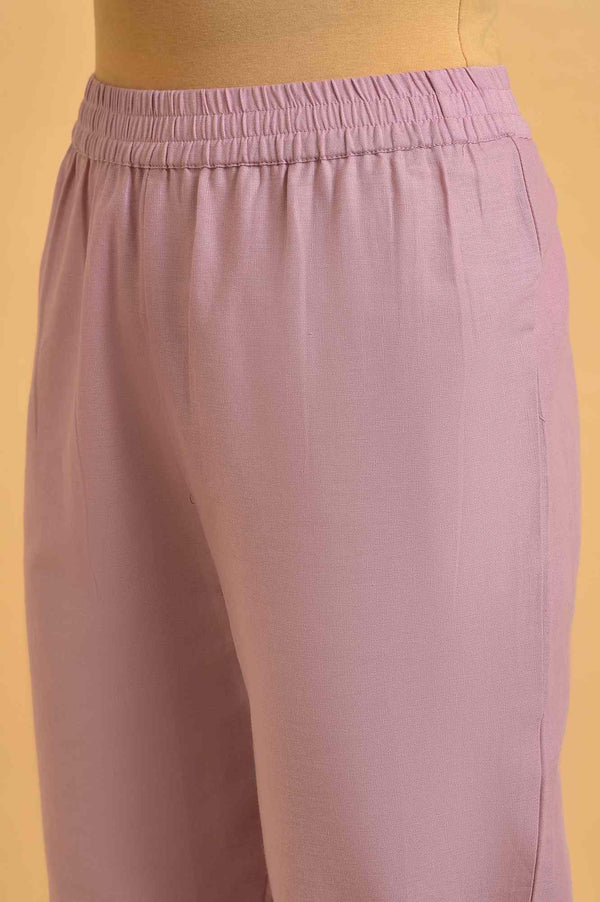 Light Purple Plus Size Short kurta Set