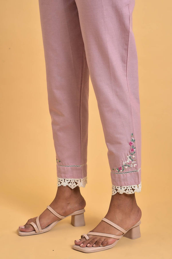 Light Purple Plus Size Short kurta Set