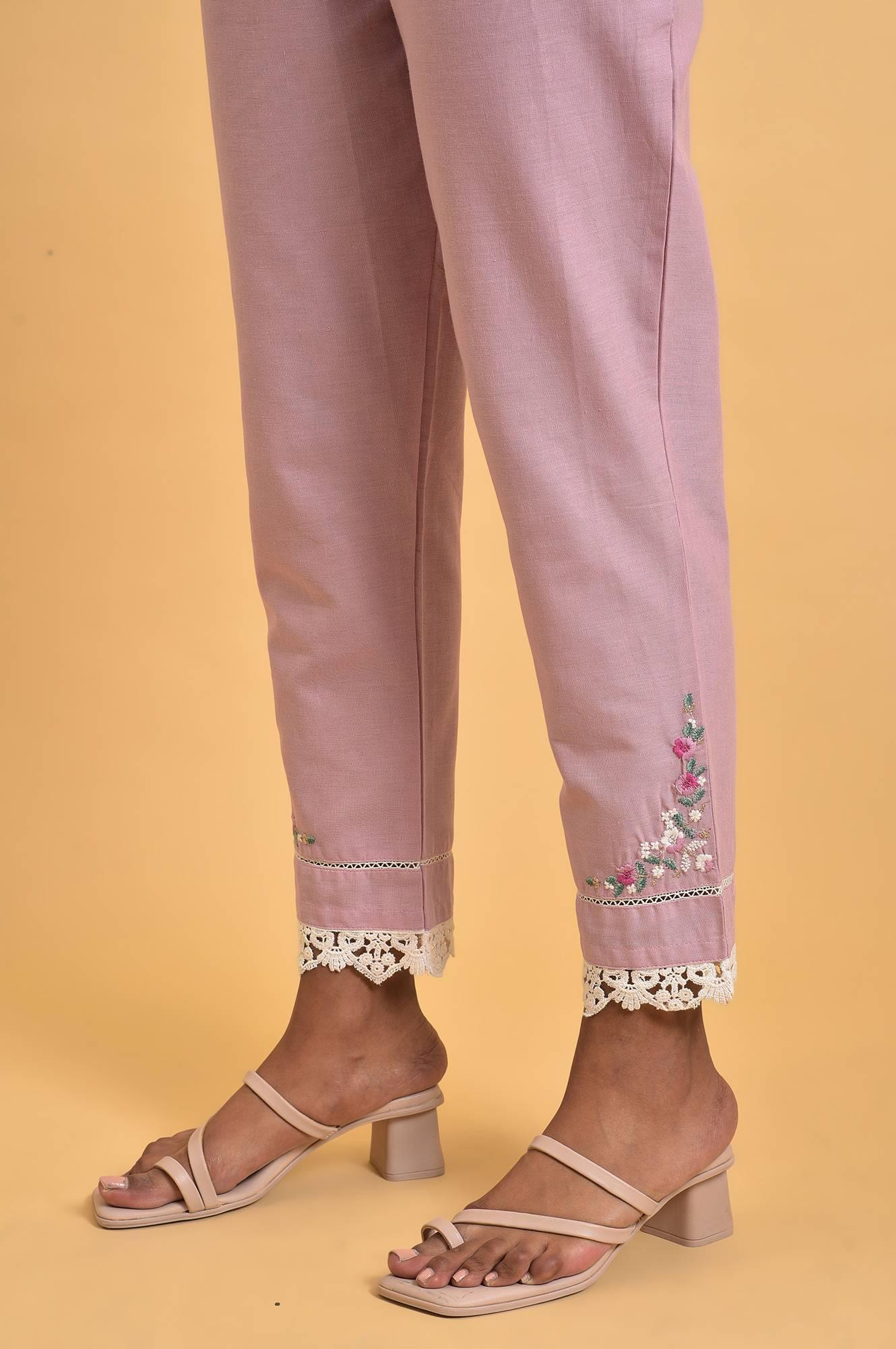 Light Purple Short kurta Set - wforwoman