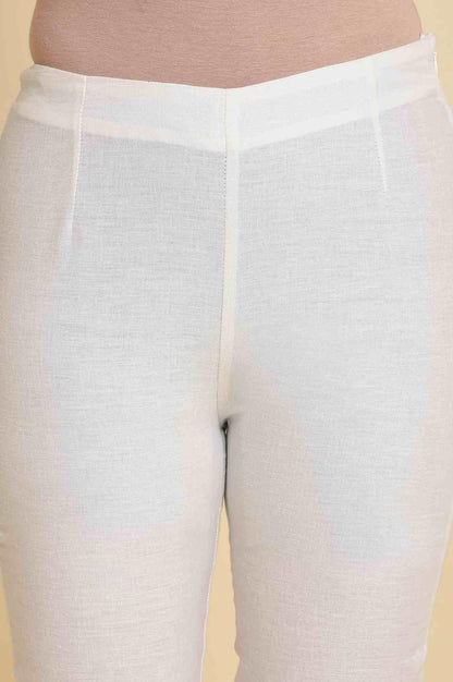 Light Orange Floral Print kurta Set - wforwoman