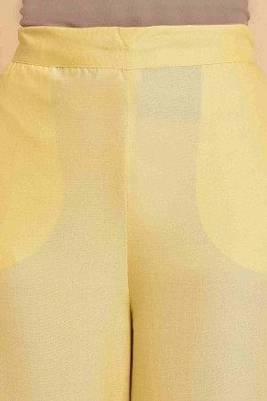 White Printed Straight Kurta, Parallel Pants And Dupatta Set