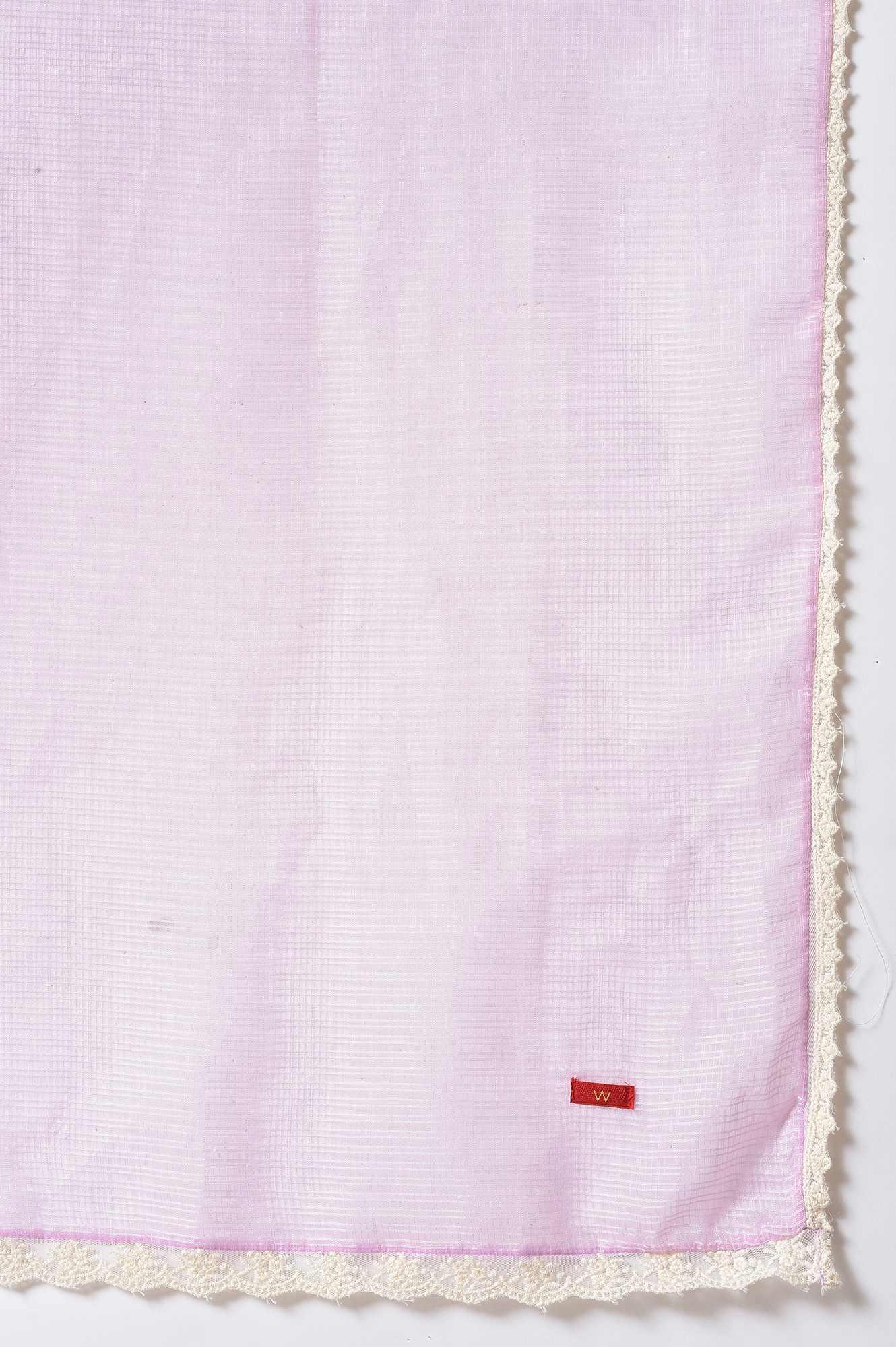 Yellow Panelled Floral Print kurta Set - wforwoman