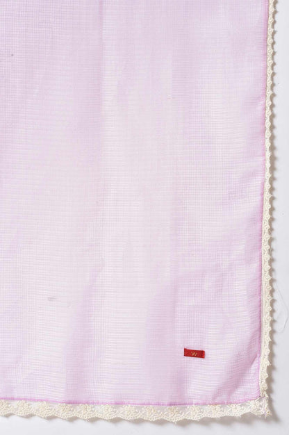 Yellow Panelled Floral Print kurta Set - wforwoman