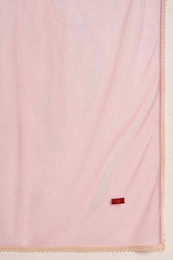 Light Yellow Embroidered kurta Set