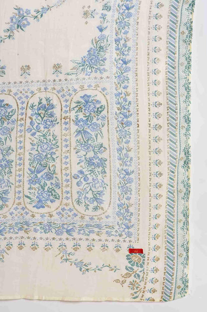 Peach Glitter Printed kurta Set - wforwoman