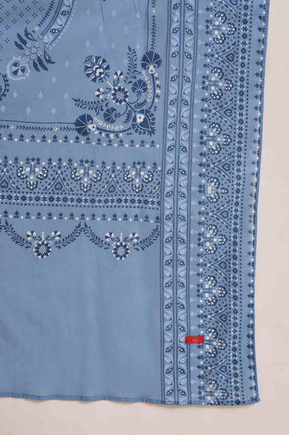 White Printed A-Line Short kurta, Sharara &amp; Dupatta Set - wforwoman