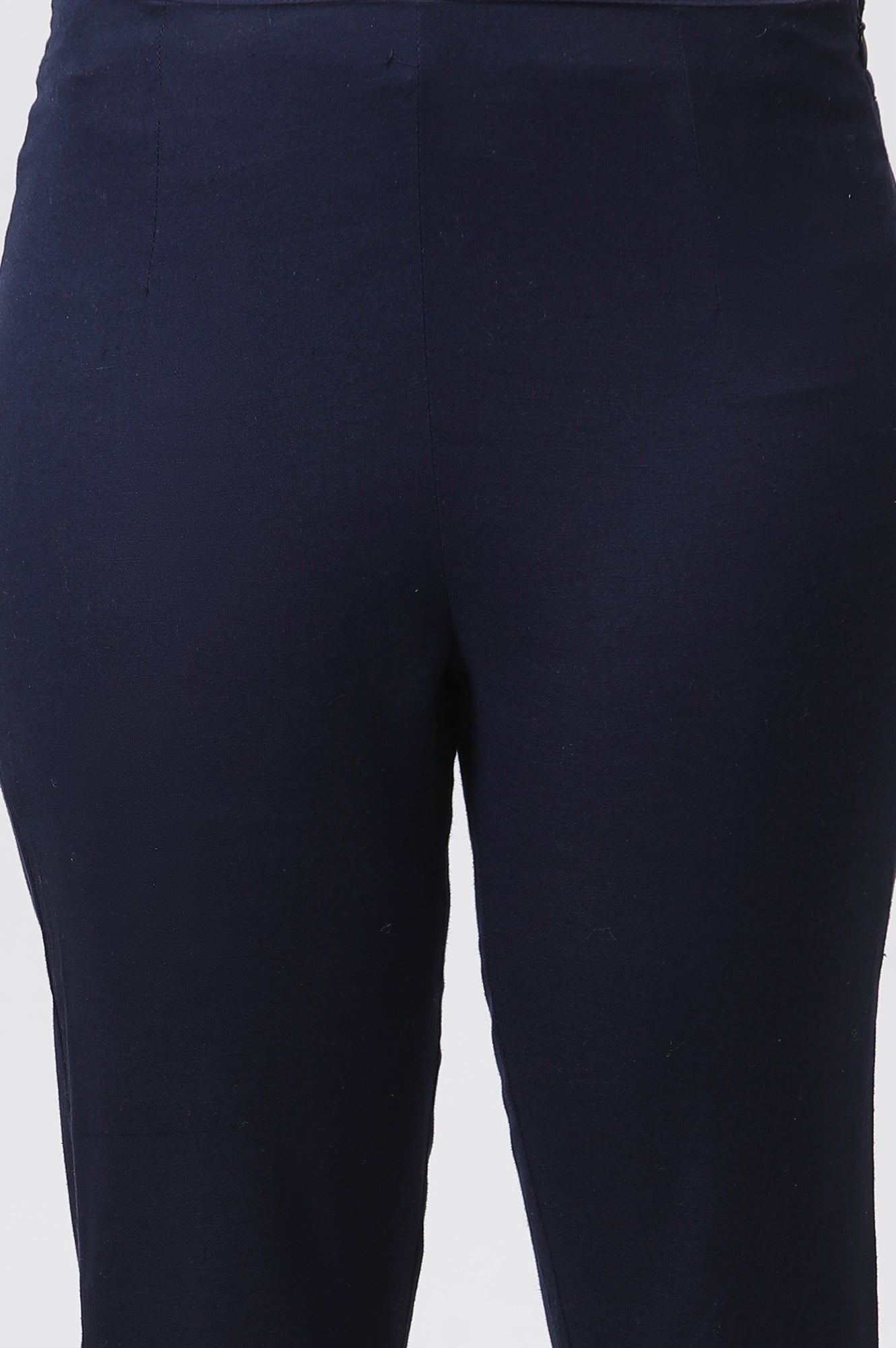 Grey &amp; Blue Ombre A-Line Kurta And Pants Set