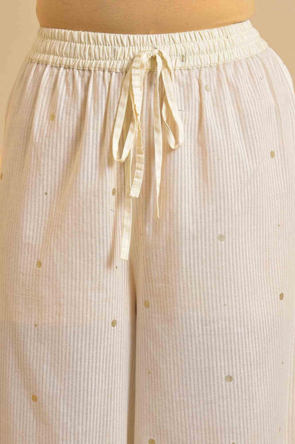 Ecru Slip kurta Set With Inner - wforwoman