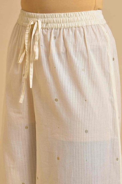 Ecru Slip kurta Set With Inner - wforwoman