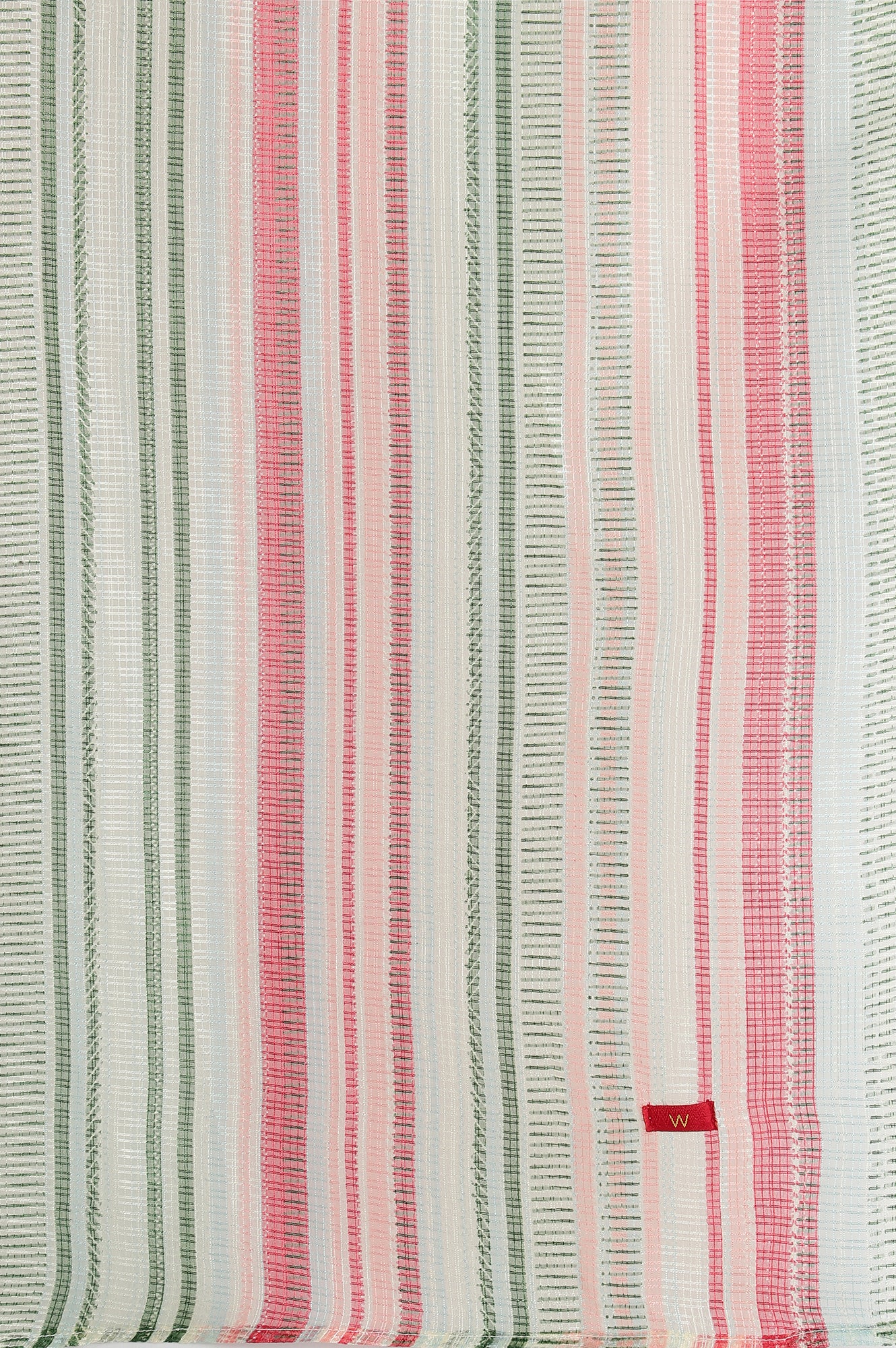 Turquoise Green Floral Printed With Lace Pure Cotton Straight Kurta and Pants Set with Kota Dupatta