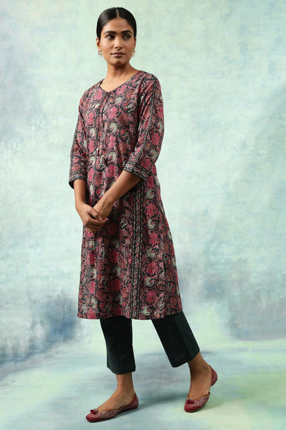 Sea Moss Straight Pants In Cotton Flax - wforwoman