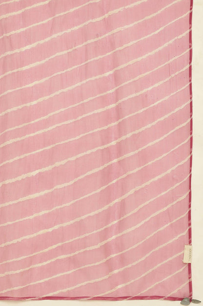 Fuschia Shibori Silk Organza Drape - wforwoman