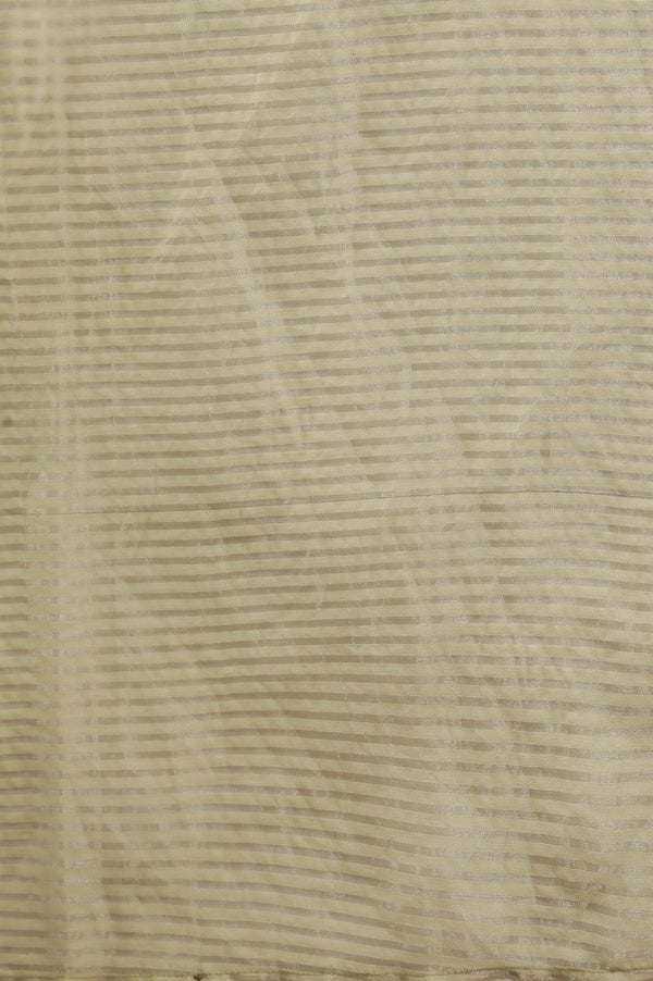 Green Woven Silk Tissue Drape