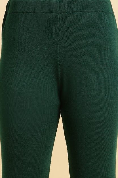 Yellow Geometric Printed Winter Kurta And Tights Set - wforwoman