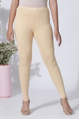 Peach Ankle Length Tights - S
