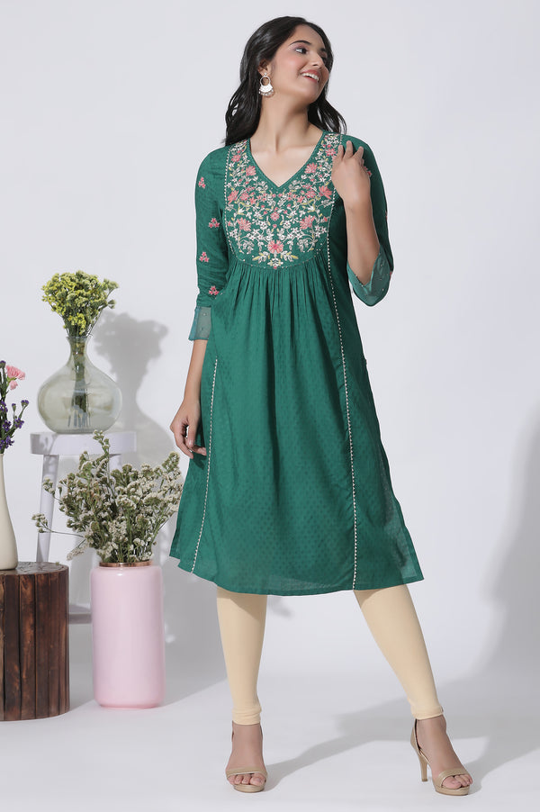 Peach Solid Viscose Lycra Ankle Length Leggings