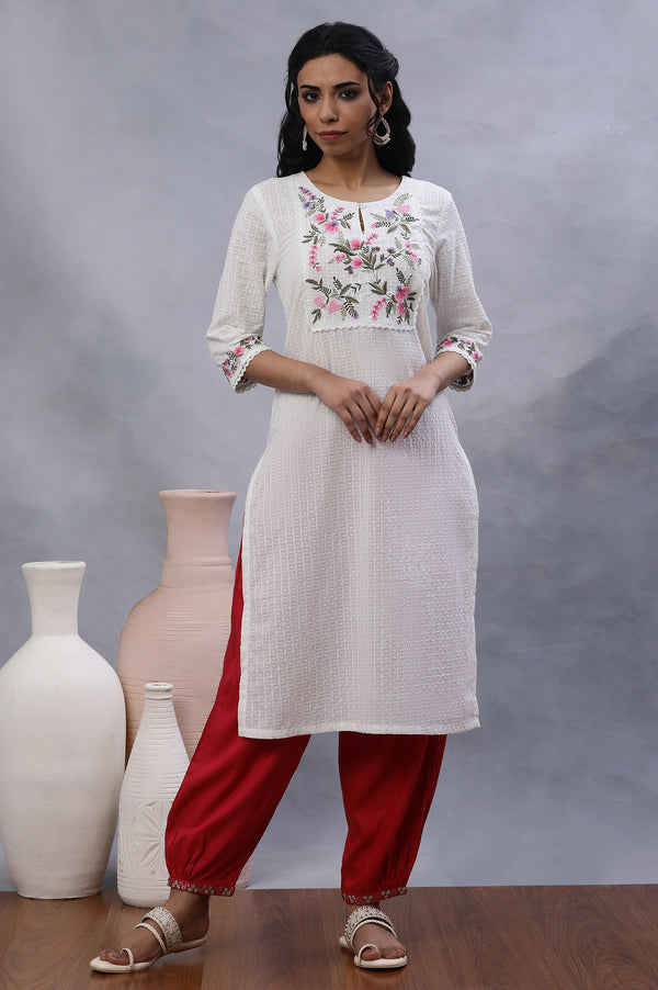 Hot Pink Pants with Embellished Hemline