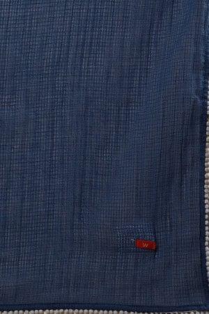 Bkue Crinkle Cotton Kota Dupatta - wforwoman