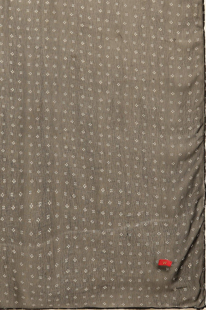 Black Georgette Printed Dupatta - wforwoman