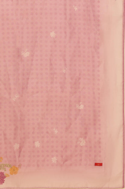 White Sleeveless Printed Flared Kurta, Pants And Dupatta Set - wforwoman