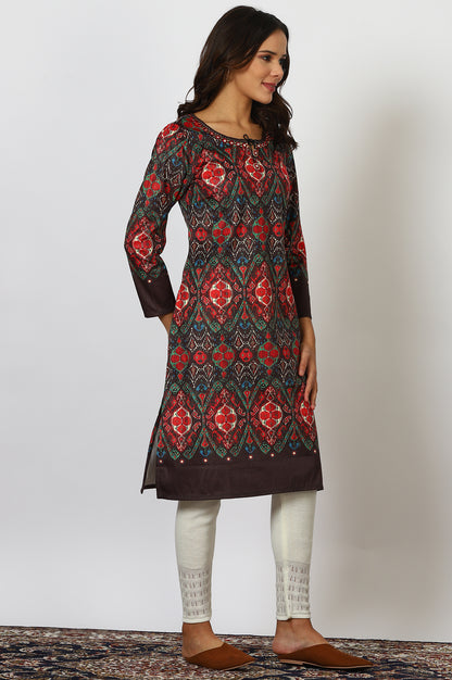 White Solid Acrylic Straight Legging