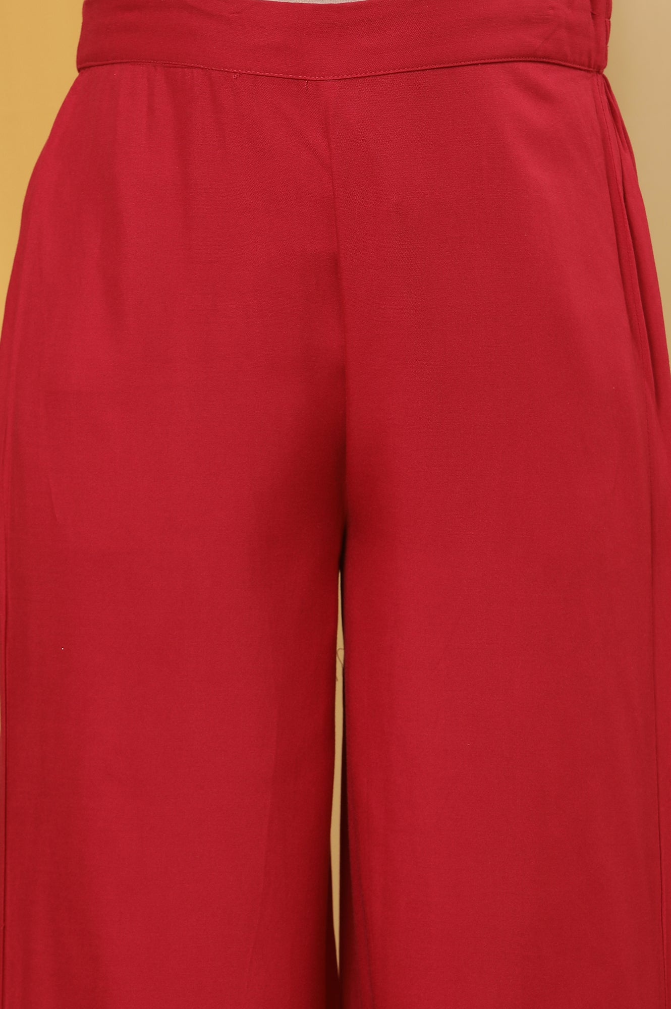 Blue Floral Printed Festive Kurta And Pink Parallel Pants