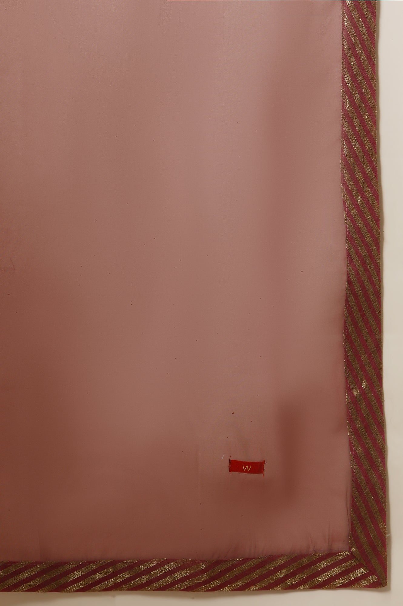 Wine Embroidered Kurta, Pink Flared Pants And Dupatta Set