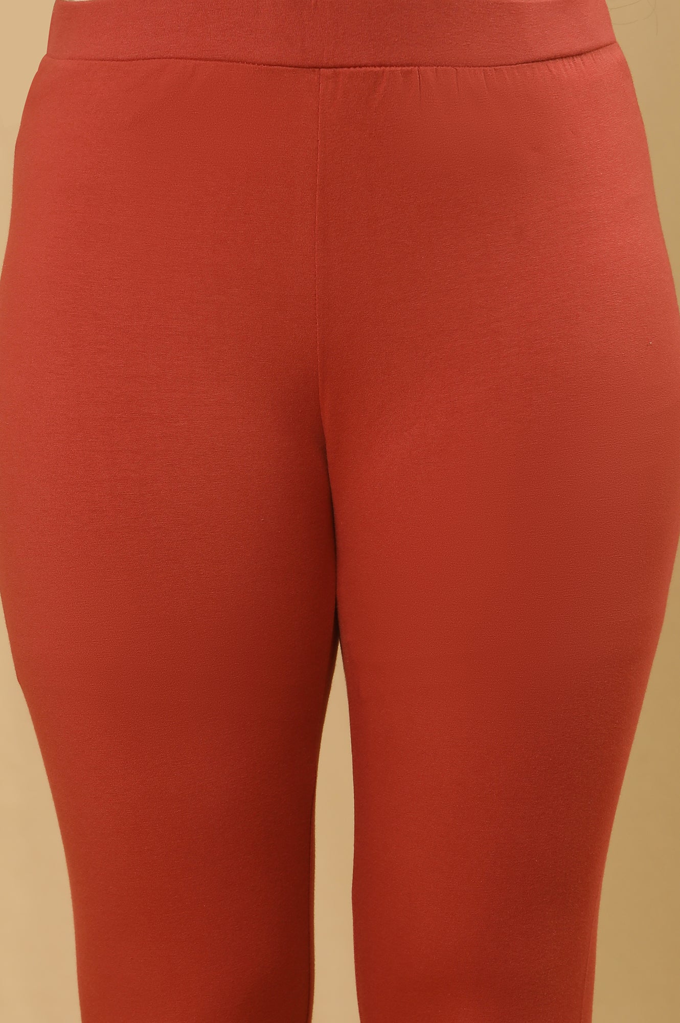 White Dobby Kurta With Multi-Coloured Yoke And Tights Set