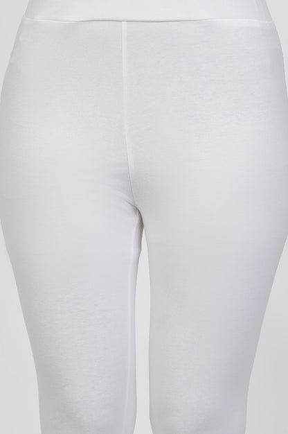 White And Blue Printed Kurta And Pants Set