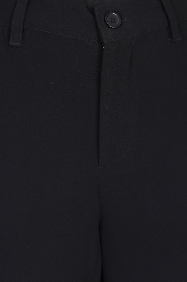 Elleven Women's Black Slim Fit Bootcut Boss Pants