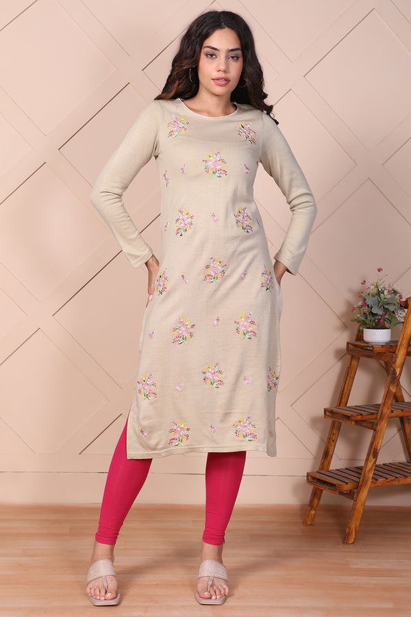 Pink Solid Ankle-Length Cotton Leggings