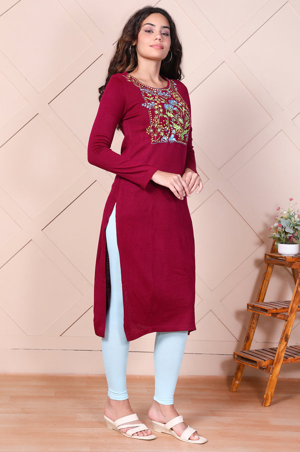 Light Blue Solid Ankle-Length Cotton Leggings