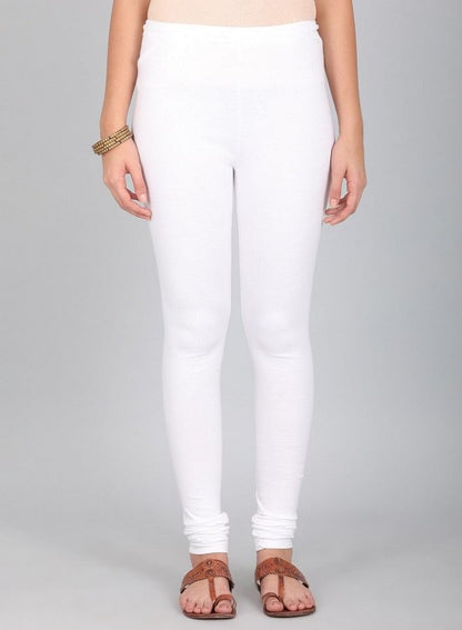 White Knitted Churidar