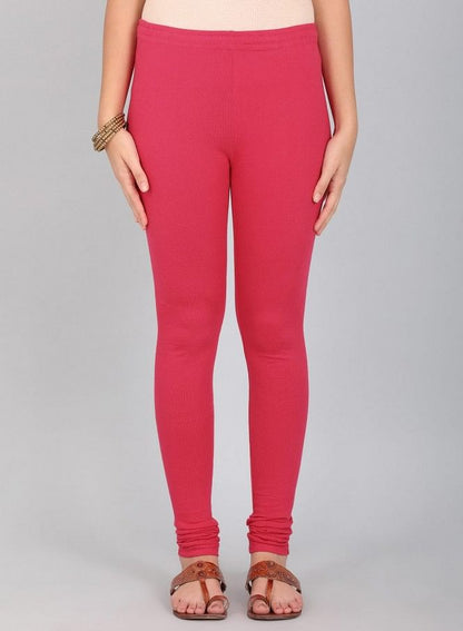 Pink Knitted Churidar