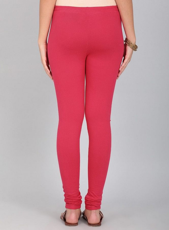 Pink Knitted Churidar