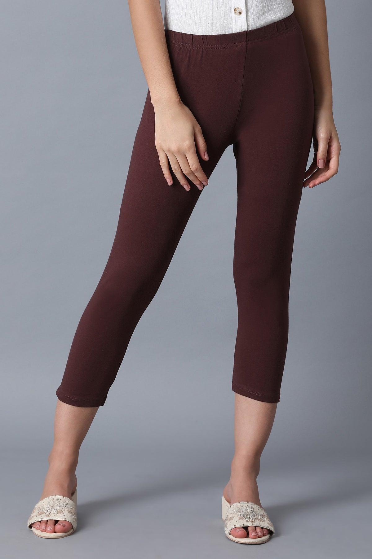 Brown Leggings - S
