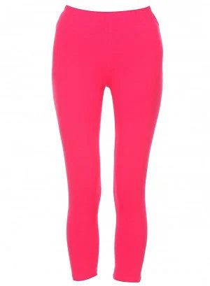 Pink Cropped Tights - S